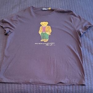 Ralph Lauren Charcoal Polo Bear Tee